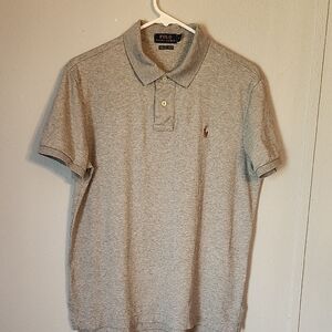 PoloRalph Lauren Pima Soft Touch Gray  Men's Shirt